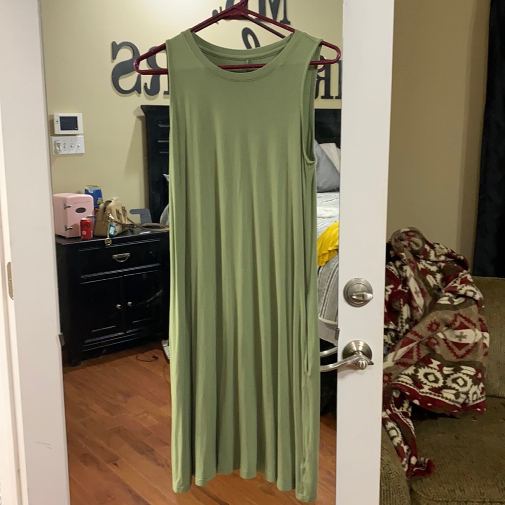 Green dress